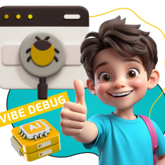 Тестирование & Vibe Debug. Охотники за багами - КИБЕРшкола программирования для детей, компьютерные курсы для школьников, начинающих и подростков - KIBERone г. Москва
