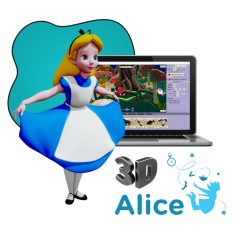 Alice 3d - КИБЕРшкола программирования для детей, компьютерные курсы для школьников, начинающих и подростков - KIBERone г. Москва